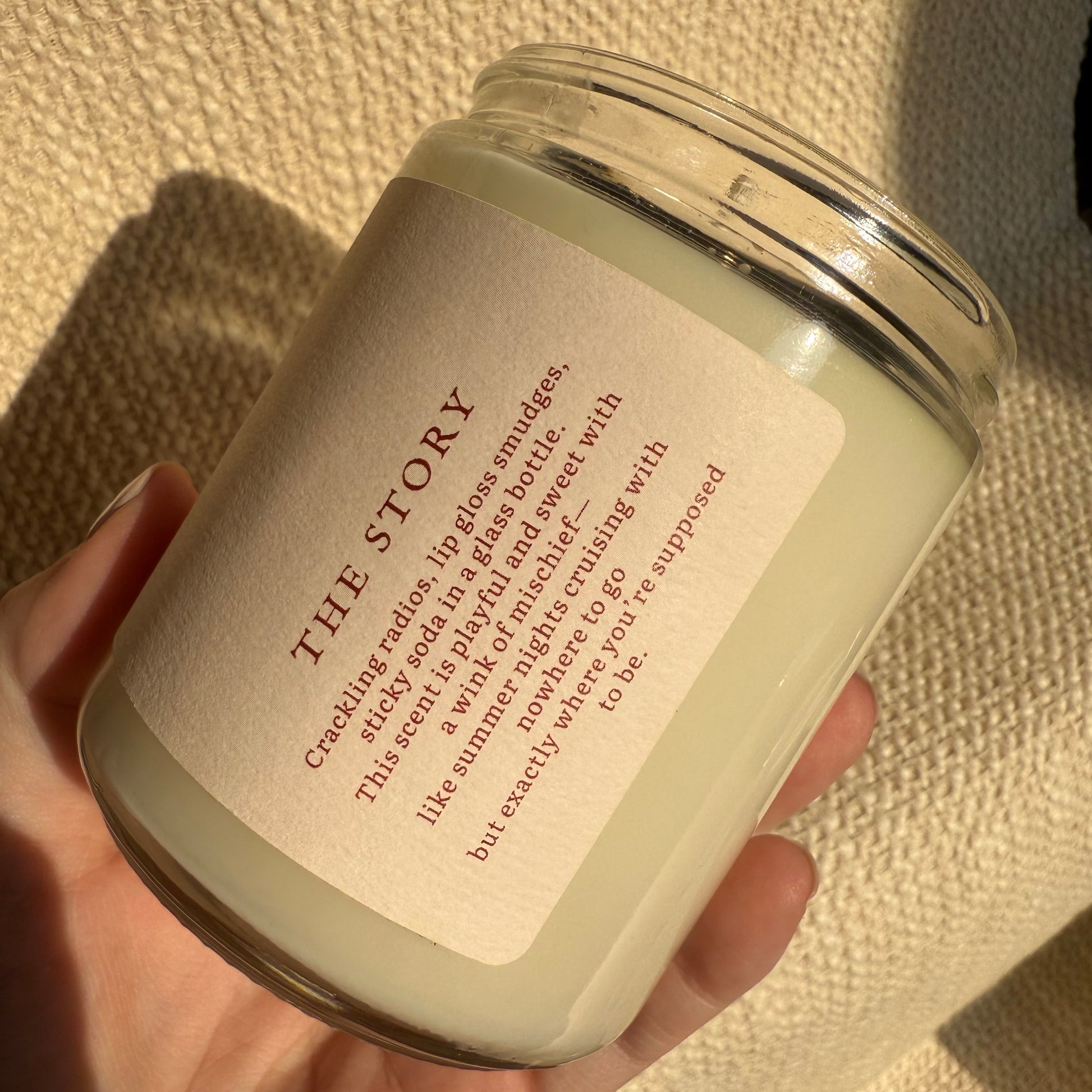 Cherry Cola Moon Candle