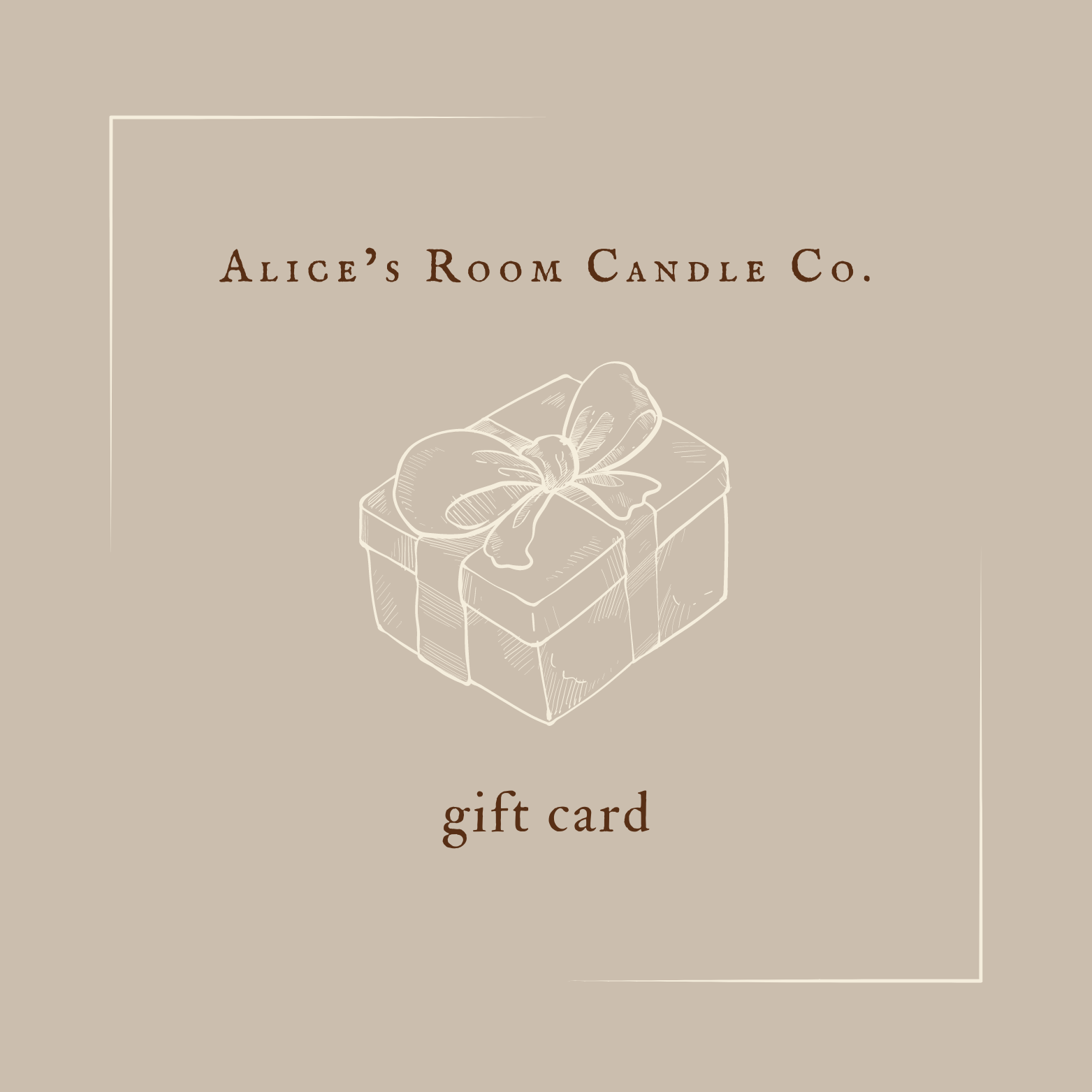 Alice's Room Gift Card