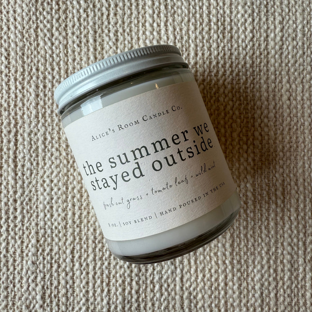 The Summer We Stayed Outside Candle